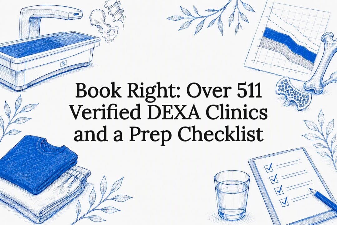 Book Right: Over 511 Verified DEXA Clinics and a Prep Checklist