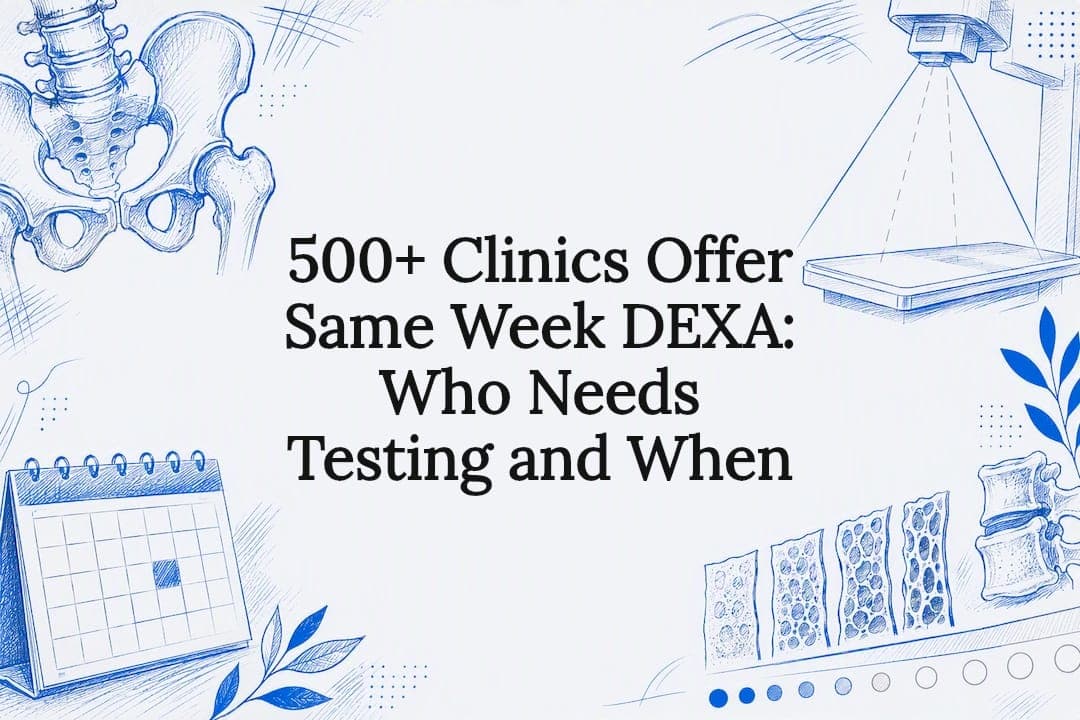 500+ Clinics Offer Same Week DEXA: Who Needs Testing and When