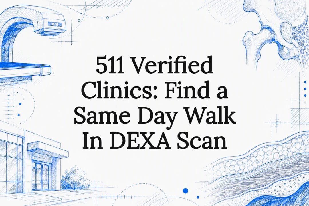 511 Verified Clinics: Find a Same Day Walk In DEXA Scan