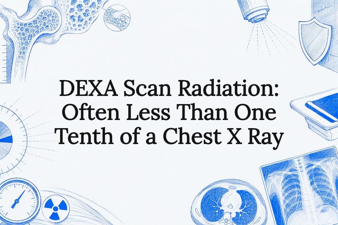 DEXA Scan Radiation: Often Less Than One Tenth of a Chest X Ray
