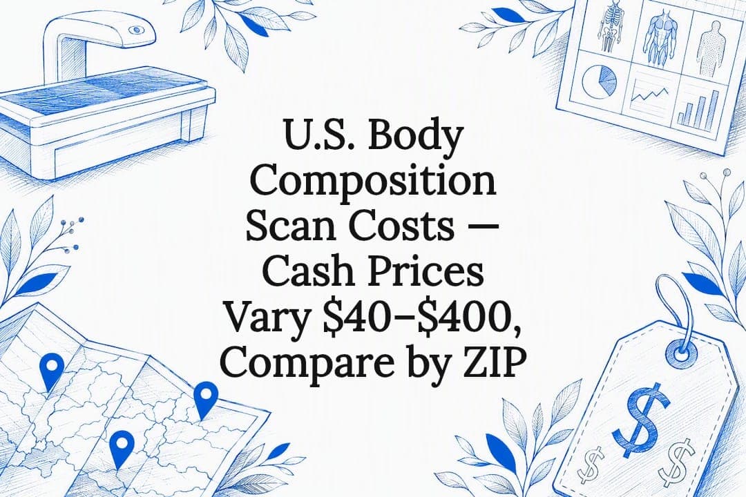 U.S. Body Composition Scan Costs — Cash Prices Vary $40–$400, Compare by ZIP