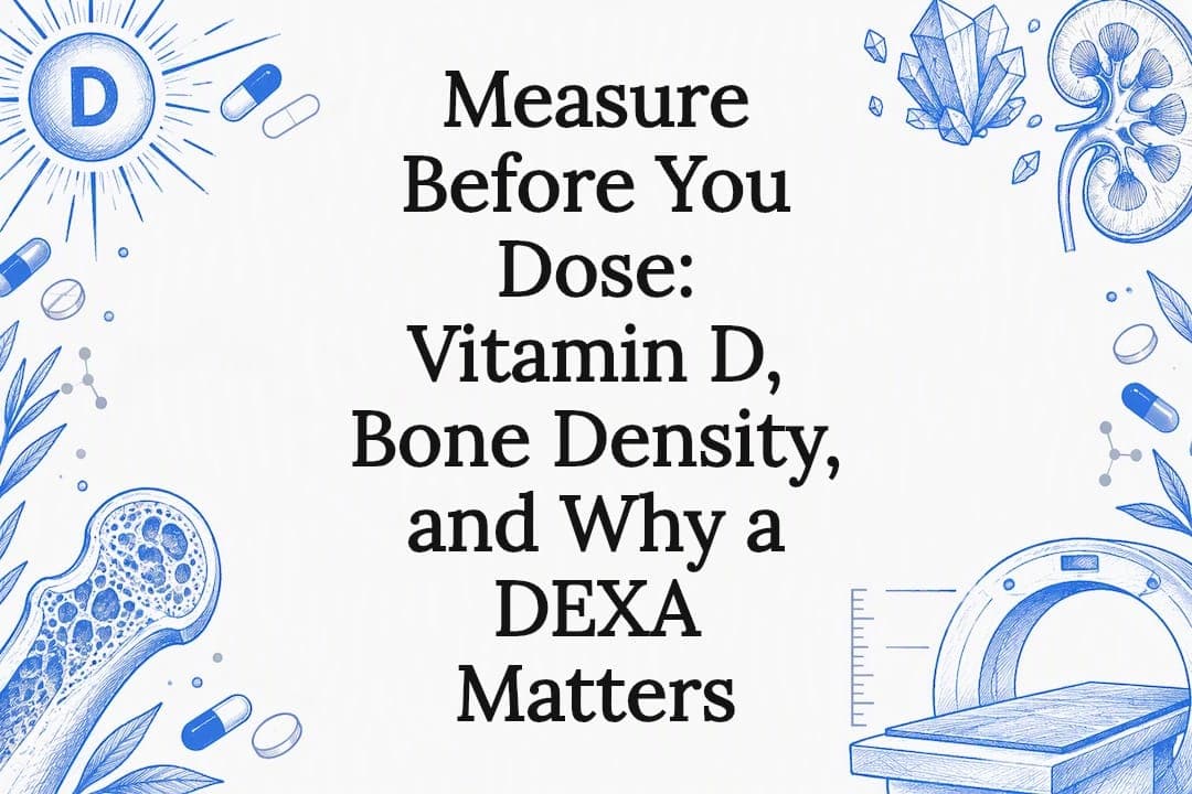 Measure Before You Dose: Vitamin D, Bone Density, and Why a DEXA Matters