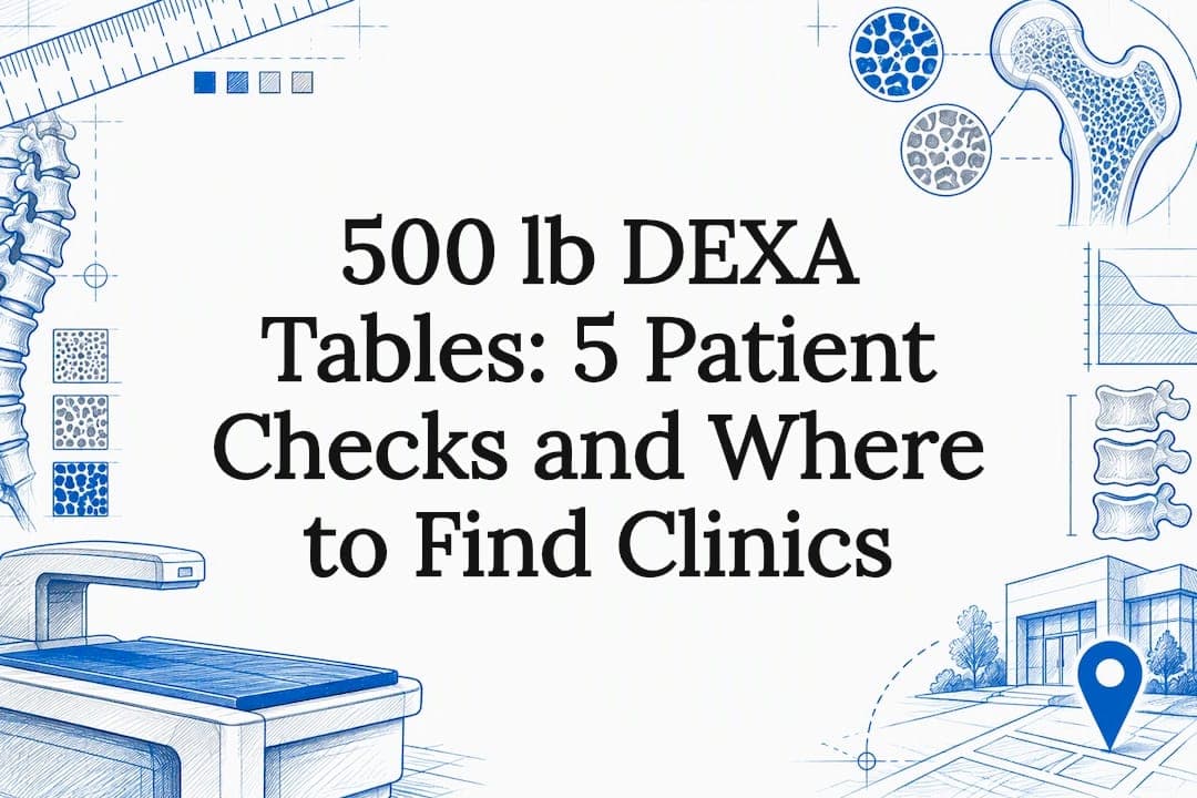 500 lb DEXA Tables: 5 Patient Checks and Where to Find Clinics