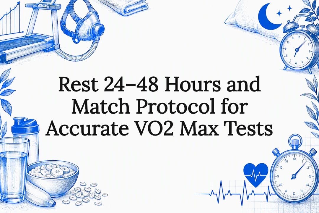 Rest 24–48 Hours and Match Protocol for Accurate VO2 Max Tests