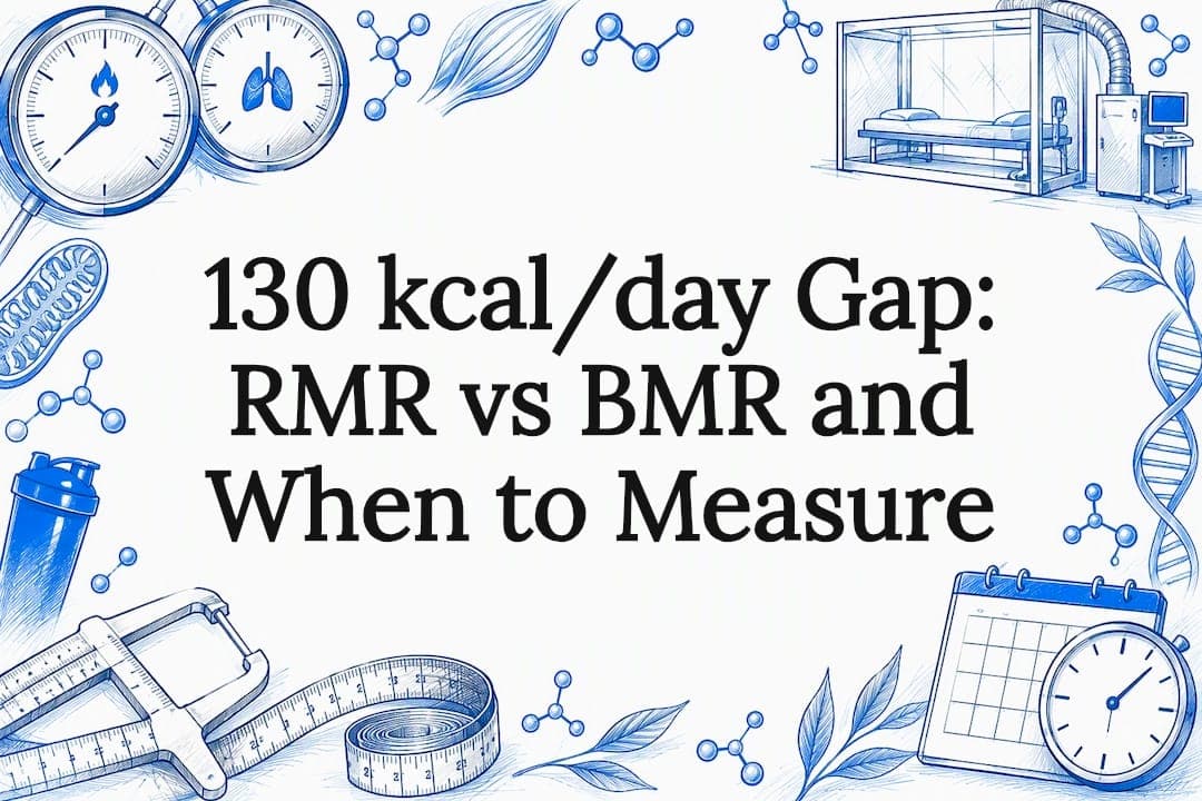 130 kcal/day Gap: RMR vs BMR and When to Measure