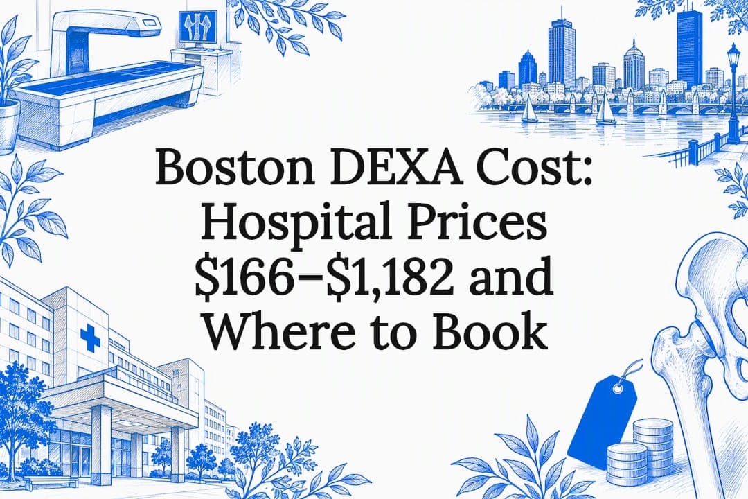 Boston DEXA Cost: Hospital Prices $166–$1,182 and Where to Book