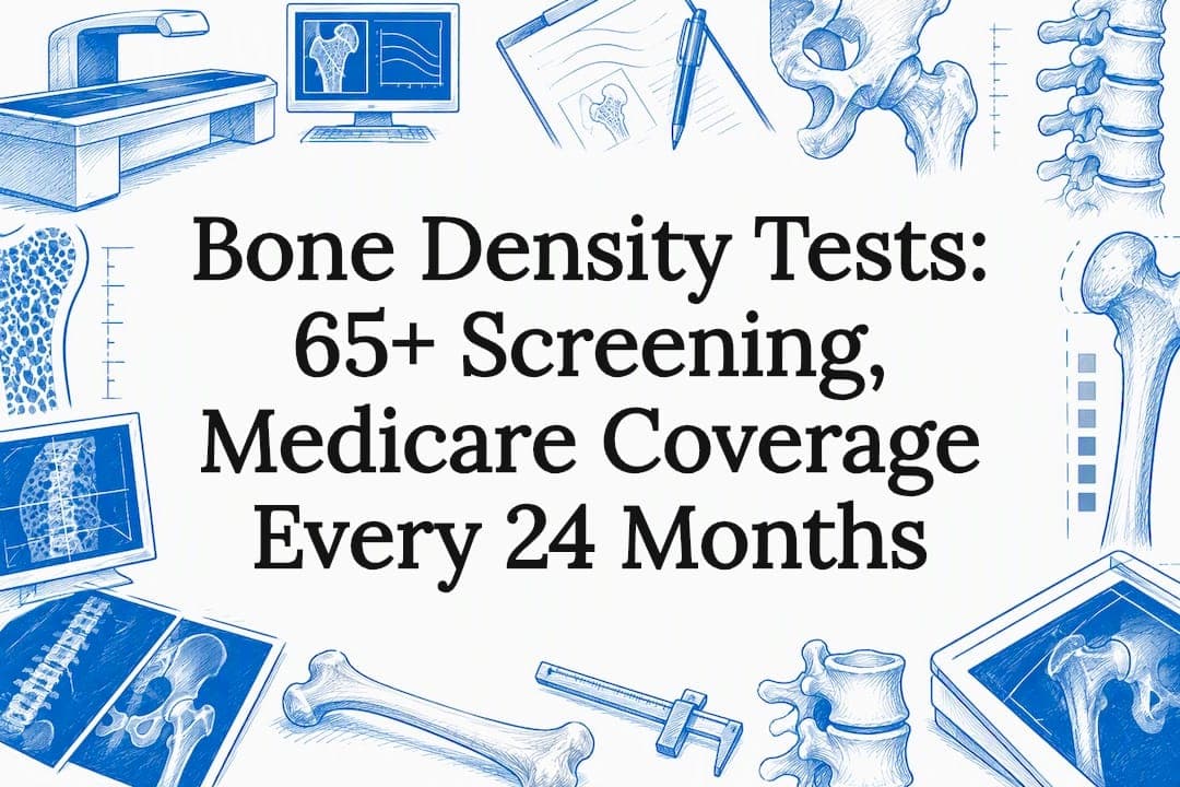 Bone Density Tests: 65+ Screening, Medicare Coverage Every 24 Months